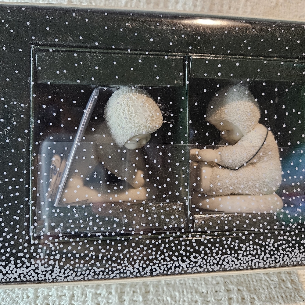 SNOWBABIES "I Can Touch My Toes" Set of 2 Dept 56 Figurine W/BOX Department 56
